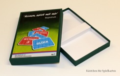 Pappschachtel für Spielkarten, Sondershausen